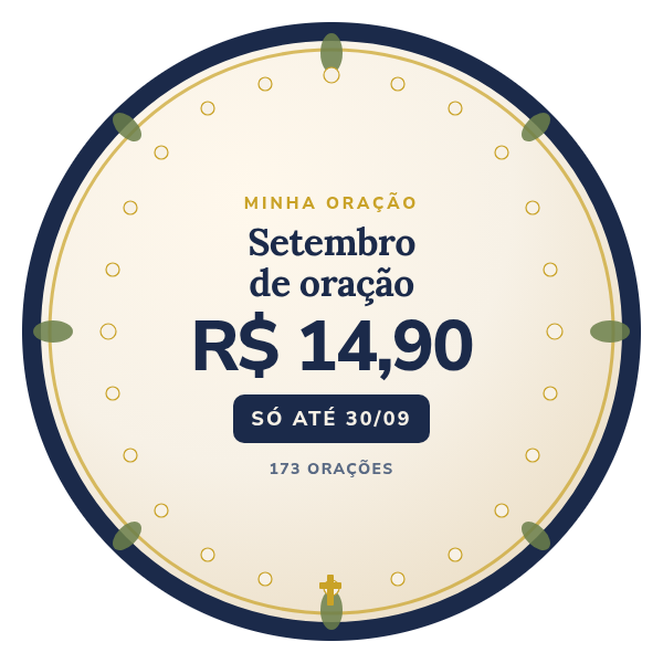 Selo Setembro de oração — R$ 14,90